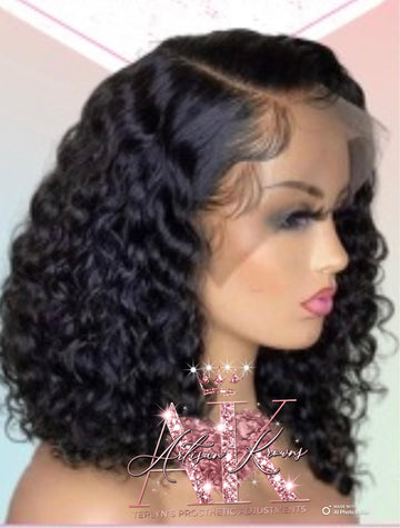 Renae Unit - 13x4 Deep Wave Transparent Frontal or HD Lace Frontal Wig- 100% Human Hair