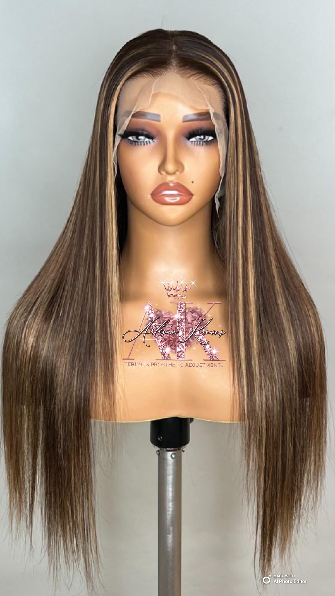 Emily Unit - (13x4 or 5x5) 13x4 Straight Transparent Frontal or 5x5 Straight Transparent Closure Lace Wig- 100% Human Hair