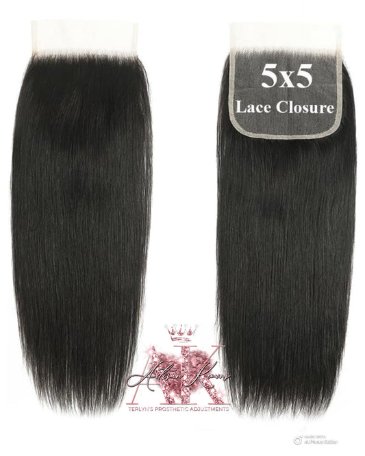 Straight Closures HD & Transparent Lace - 4x4, 5x5, 6x6