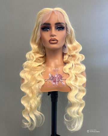 Joselyn Unit - (5x5 or 6x6) Body Wave Transparent Closure or HD Lace Frontal Wig- 100% Human Hair